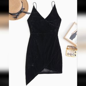 Strappy Open Back Velvet Mini Party Dress